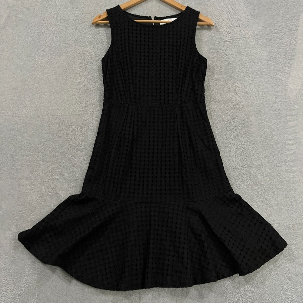 Vintage I.C.E Dress Women's 6 Eyelet Fit Flare‎ Grunge Goth Whimsigoth Witchy